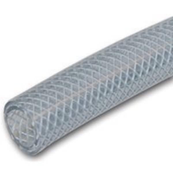 Udp UDP T12 Series T12004002/10033P Braided Tubing, 100 ft L, Clear T12004002/10033P